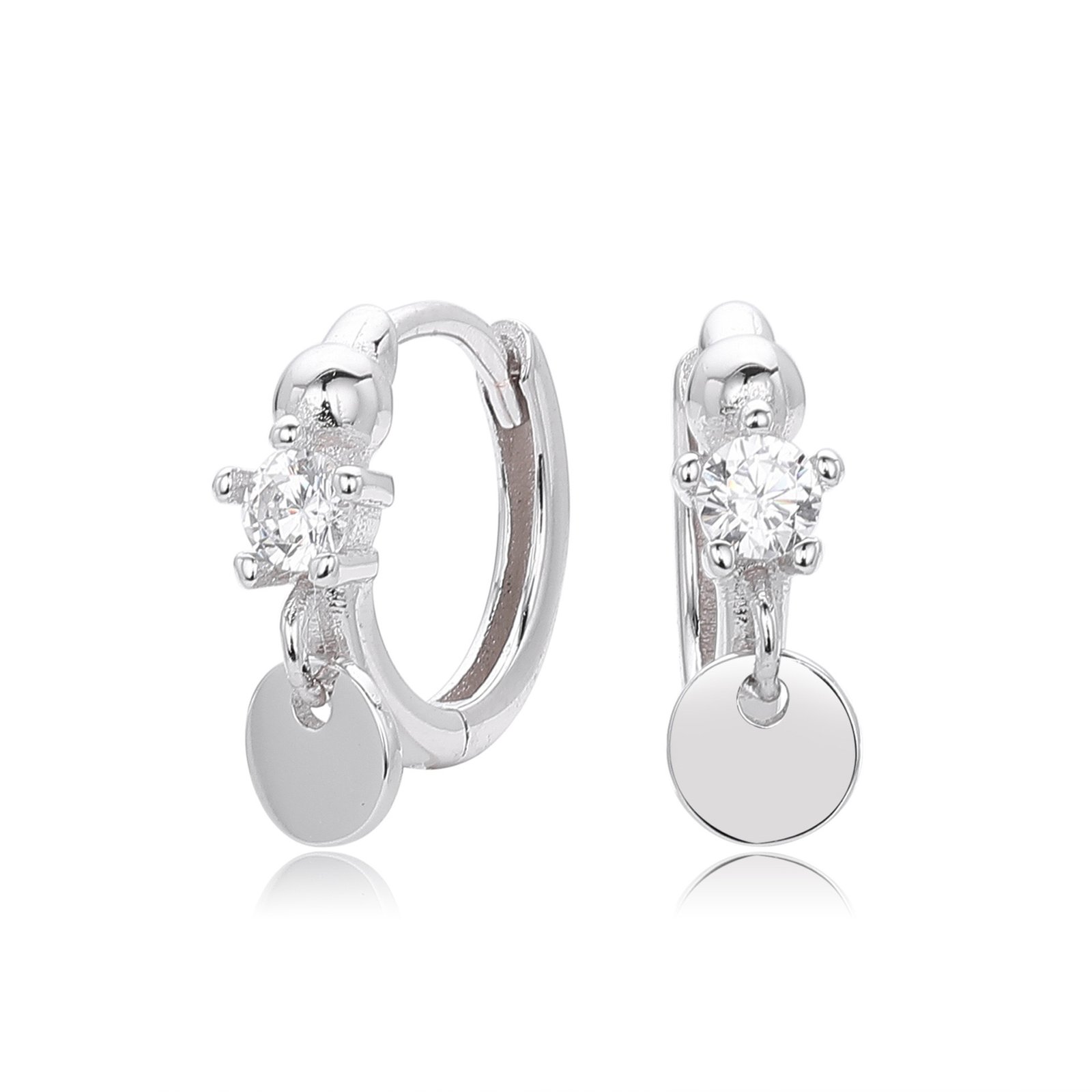 Golden Halo Drop Earrings - 图片 4